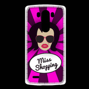 Coque LG G3 Miss Shopping Brune