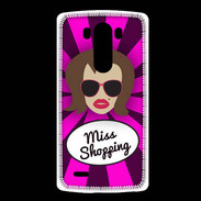 Coque LG G3 Miss Shopping Chatain