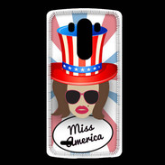Coque LG G3 Miss USA Chatain