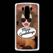Coque LG G3 Miss Guadeloupe Chatain