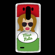 Coque LG G3 Miss Italie Rousse
