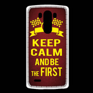 Coque LG G3 Keep Calm and Be the First Rouge