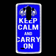 Coque LG G3 Keep Calm and Carry on Bleu