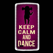Coque LG G3 Keep Calm and Dance Rose
