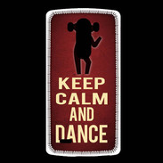 Coque LG G3 Keep Calm and Dance Rouge