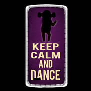 Coque LG G3 Keep Calm and Dance Violet