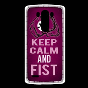 Coque LG G3 Keep Calm and Fist Rose