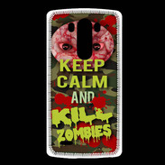 Coque LG G3 Keep Calm and Kill Zombies camouflage