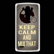 Coque LG G3 Keep calm and Mix That Gris