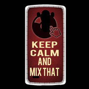 Coque LG G3 Keep Calm and Mix That Rouge