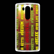 Coque LG G3 Wesh Vert Jaune Sun