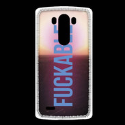Coque LG G3 Fuckable bleu ZG
