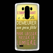 Coque LG G3 Un peu félé ZG