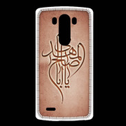 Coque LG G3 Islam B Rouge