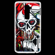 Coque LG G2 Tête de mort Graffiti couleur