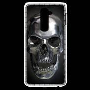 Coque LG G2 Tête de mort en métal