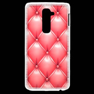 Coque LG G2 Capitonnage Rose