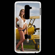 Coque LG G2 Avion sexy