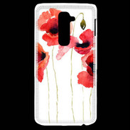 Coque LG G2 Dessin de coquelicot