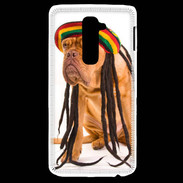 Coque LG G2 Chien Rasta