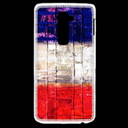 Coque LG G2 Drapeau français vintage