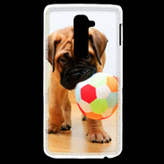 Coque LG G2 Bull mastiff chiot