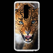 Coque LG G2 Portrait d'un léopard