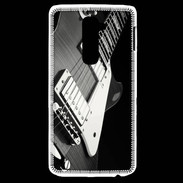 Coque LG G2 Guitare en noir et blanc