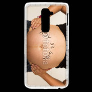 Coque LG G2 Femme enceinte ventre 