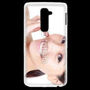 Coque LG G2 Femme asiatique glamour et souriante