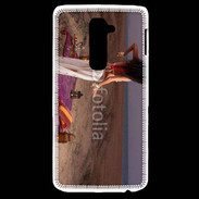 Coque LG G2 Danseuse orientale dune désert
