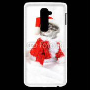 Coque LG G2 Chat Noël 3