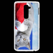 Coque LG G2 Chat Noël 6