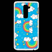 Coque LG G2 Ciel Rainbow