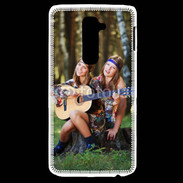 Coque LG G2 Hippie et guitare 5