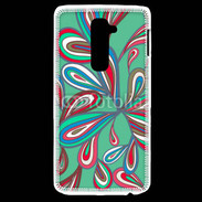 Coque LG G2 Fond Hippie en vert 