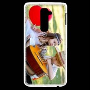 Coque LG G2 Jeune couple hippie