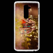 Coque LG G2 Groupe de hippie dans les champs