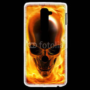 Coque LG G2 crâne en feu