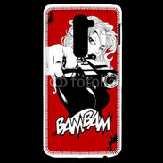 Coque LG G2 Femme blanche 50