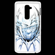 Coque LG G2 Monstre en dessin bleu