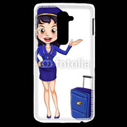 Coque LG G2 Hôtesse de l'air 7