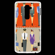 Coque LG G2 Commandant de bord et hôtesse de l'air 2