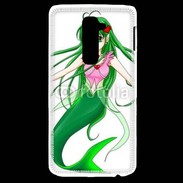 Coque LG G2 Fille manga verte