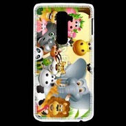 Coque LG G2 Cartoon animaux fun