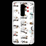 Coque LG G2 Bande dessinée de mariés