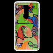 Coque LG G2 graffiti fuck 