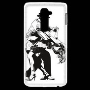 Coque LG G2 Dessin de Danseur en couple