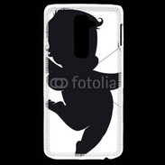 Coque LG G2 Silhouette Cupidon