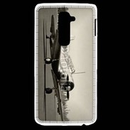 Coque LG G2 Avion T6 noir et blanc